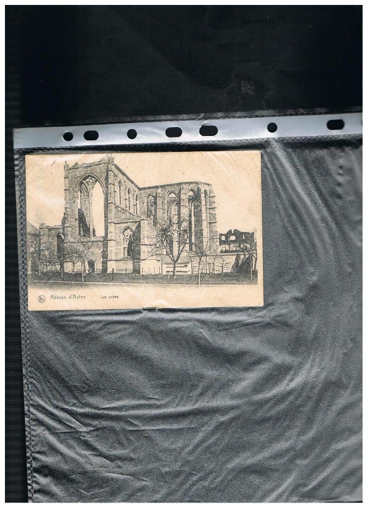 CARTE POSTALE ABBAYE D'AULNE, Envoi, Avant 1920, Affranchie