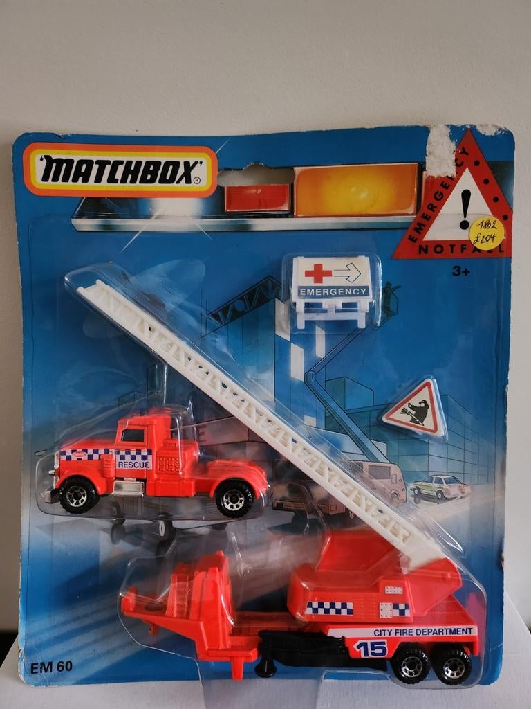 Matchbox Convoy EM60 Peterbilt Fire Engine (1984), Ophalen of Verzenden