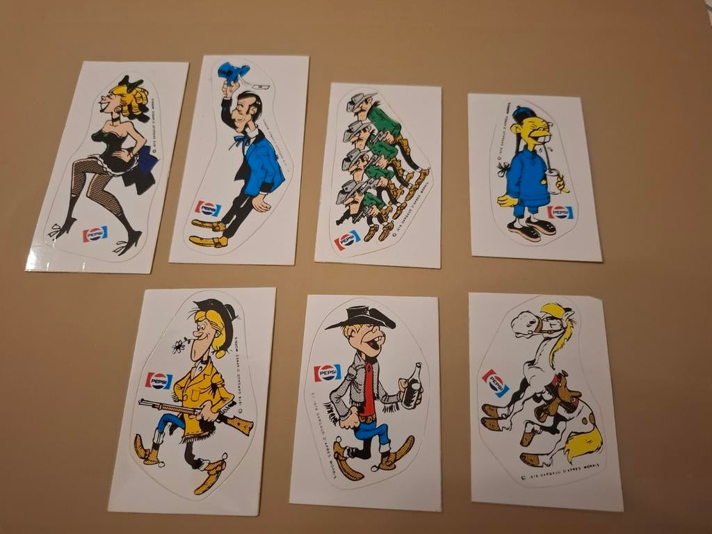 Stickers lucky luke, Enlèvement ou Envoi