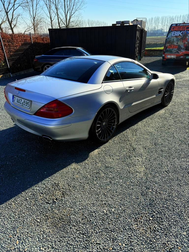 Option complète automatique Mercedes SL350 V6 118 000 km, Autos, Cuir, Argent ou Gris, Achat, Entreprise