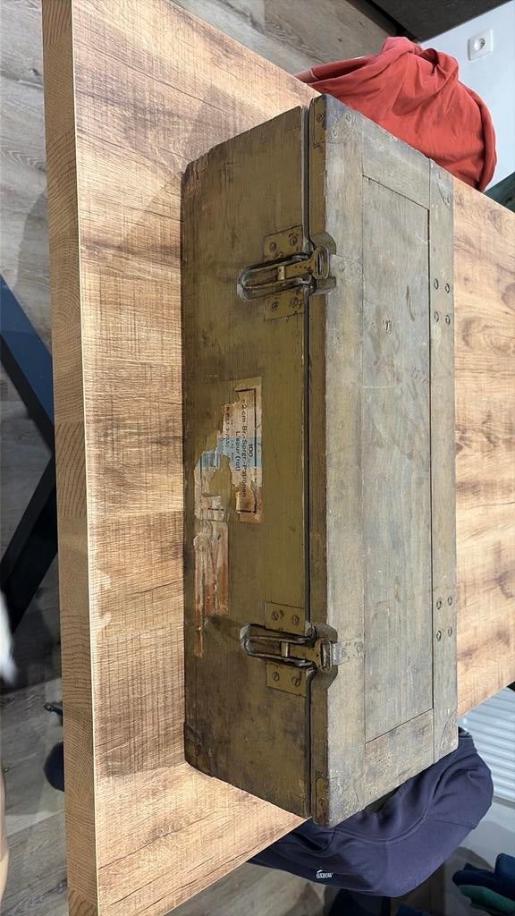 Caisse munitions allemande ww2, Enlèvement