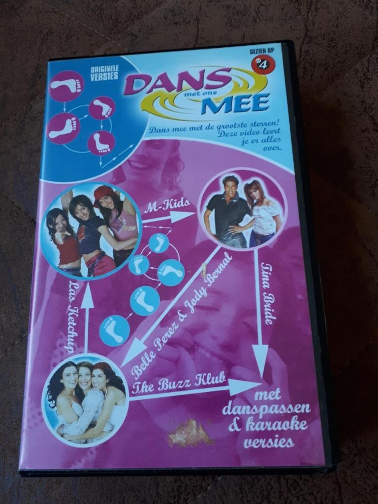 Dans met ons mee - videoband VHS, Cd's en Dvd's, Alle leeftijden, Verzenden, Gebruikt