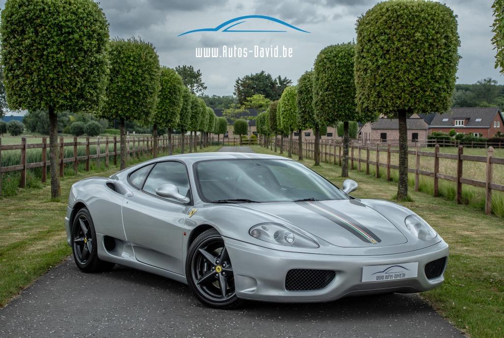 Ferrari 360 Modena 3.6i V8 40V 400PK F1 PADDLESHIFT GEARBOX, Autos, Ferrari, Argent ou Gris, Achat, Entreprise, 2 places