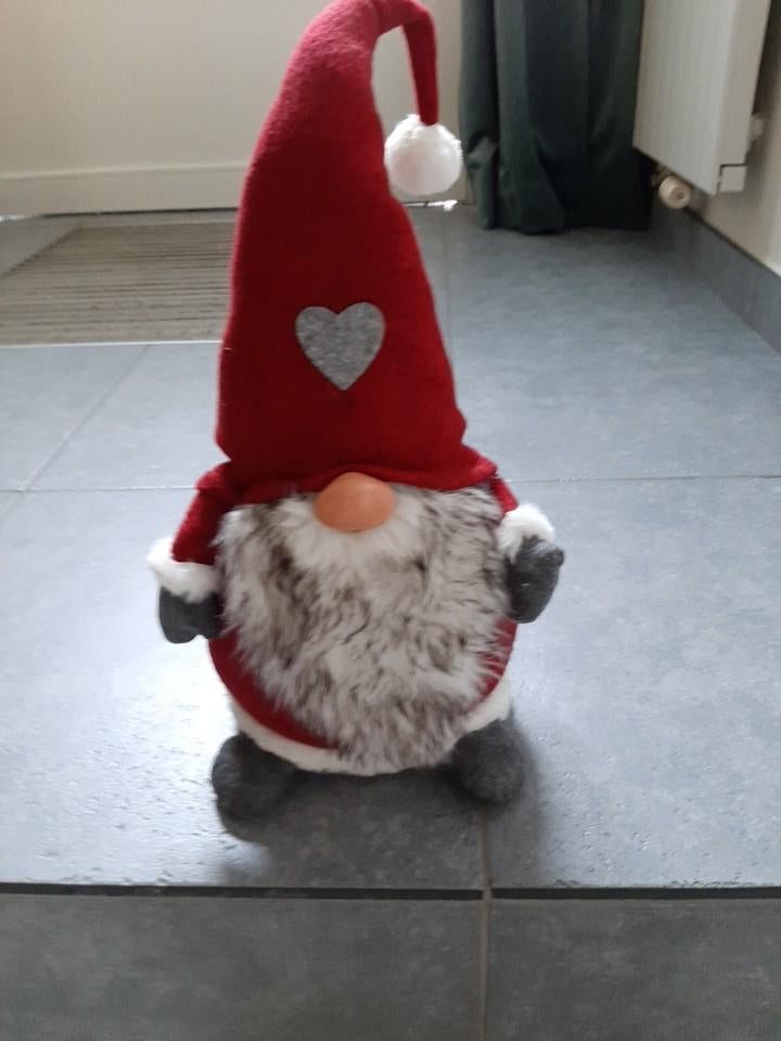 Mooie kerstgnoom. Hoogte 48cm., Ophalen of Verzenden