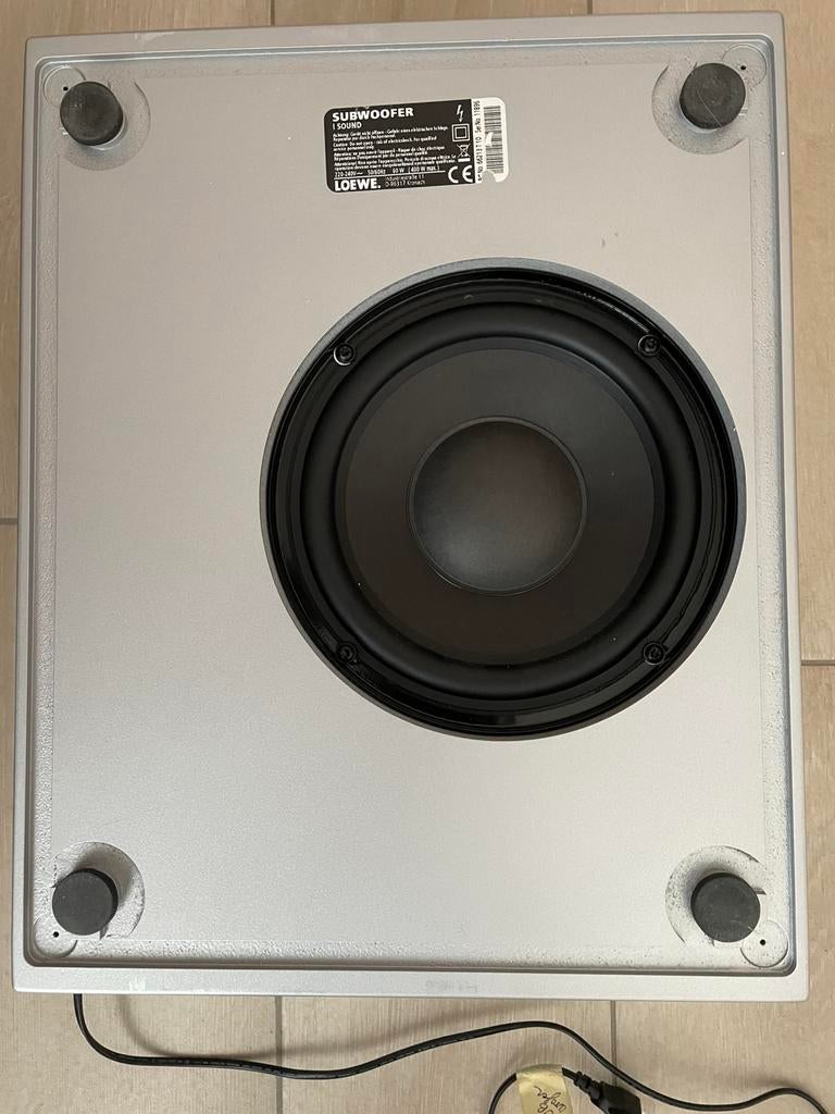 Caisson de basses Loewe, TV, Hi-fi & Vidéo, Enlèvement, Comme neuf, Subwoofer