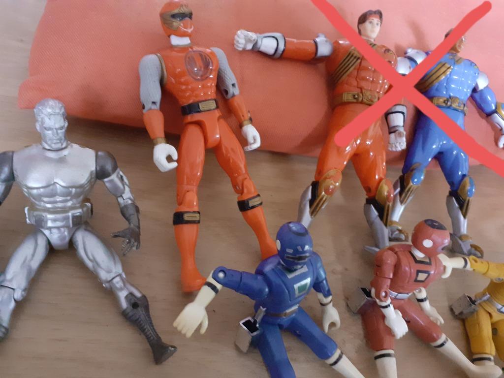 JOUETS LOT DE POWER RANGERS, Enlèvement, Utilisé