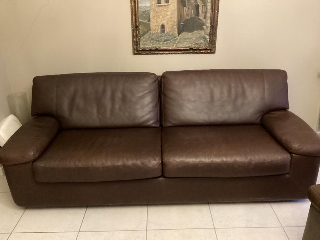 Lederen salon, Ophalen, Gebruikt, Leer
