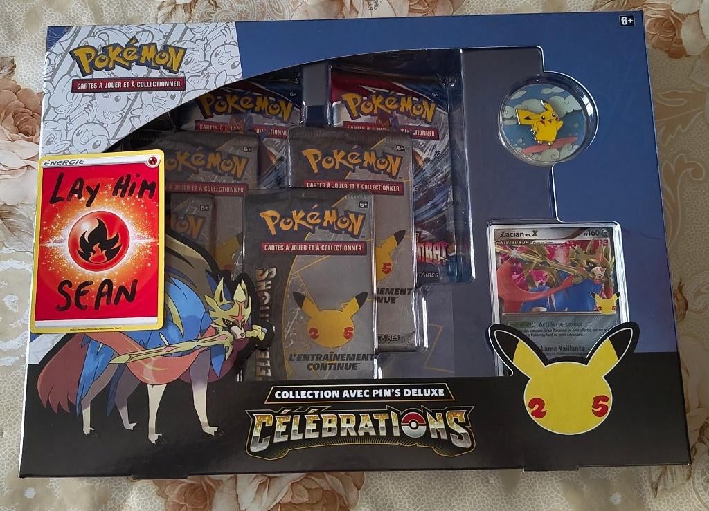 Coffret pokémon Zacian célébrations 25 ans FR, Enlèvement, Neuf, Autres types