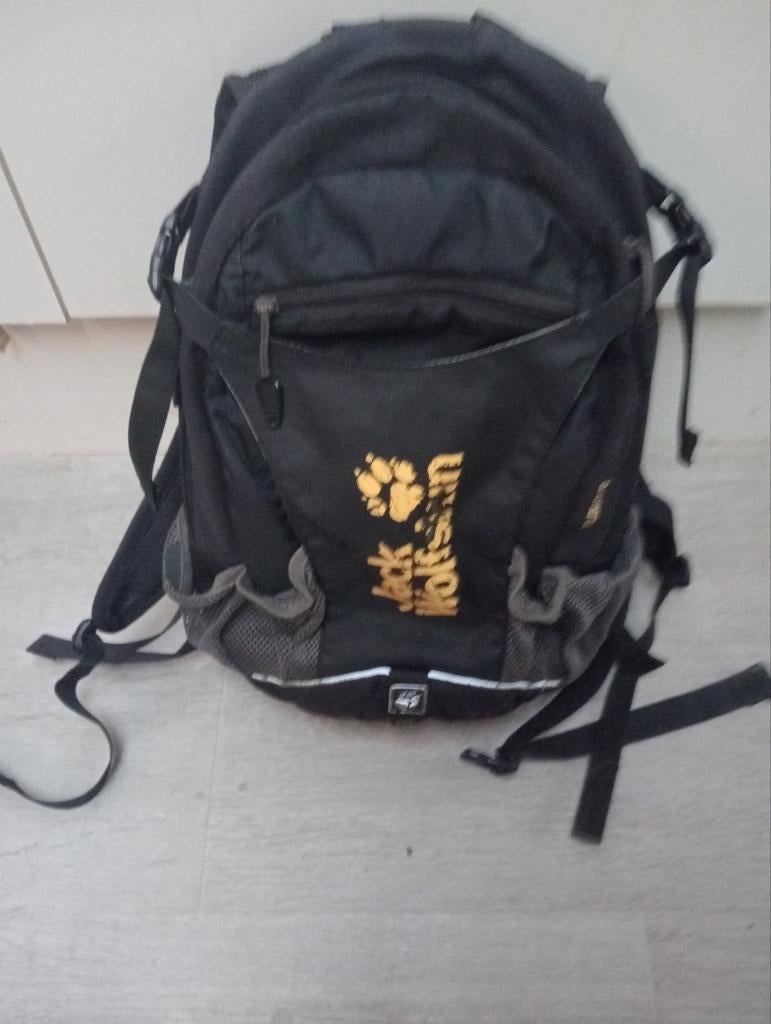 Rugzak Jack Wolfskin, zwart nauwelijks gebruikt te klein, Ophalen of Verzenden, Zo goed als nieuw
