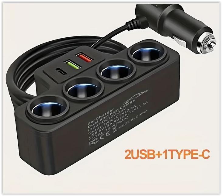 Chargeur de Voiture Multifonction 7-en-1, Équipé de 4 Prise, Autos : Pièces & Accessoires, Enlèvement ou Envoi, Neuf, BMW