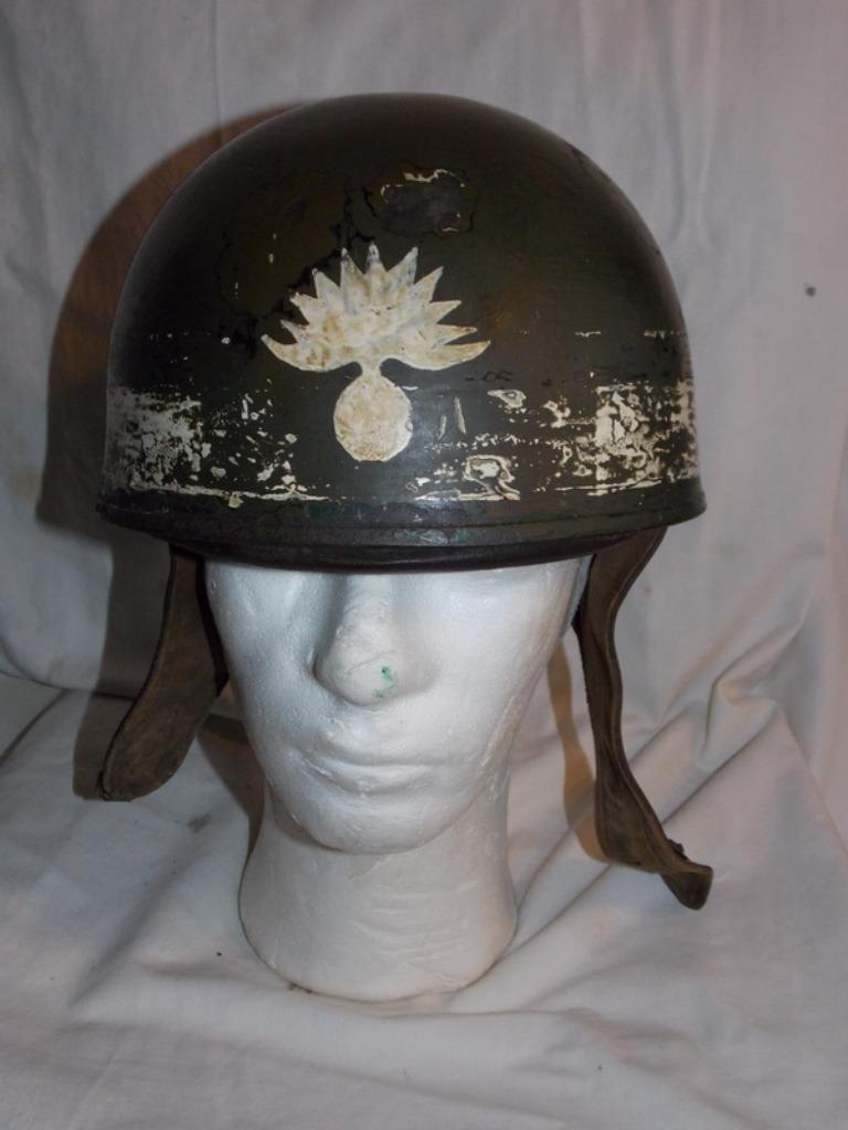 Casque Dispatch Rider anglais WWII (Congo Belge), Collections, Enlèvement ou Envoi, Armée de terre, Casque ou Béret