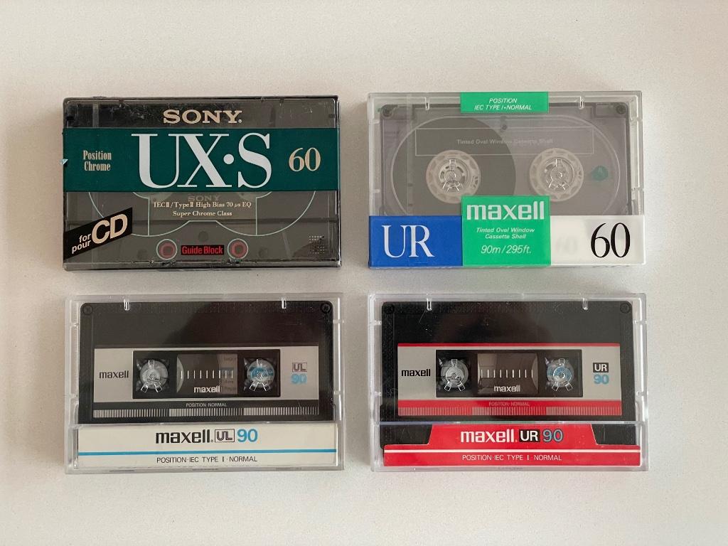 Lot 12 audiocassettes, Ophalen of Verzenden, Gebruikt, 2 t/m 25 bandjes, Onbespeeld