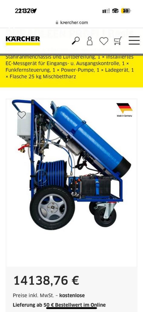 Machine pour nettoyage de panneaux solaire et vitre, Bricolage & Construction, Matériel de nettoyage, Enlèvement, Comme neuf