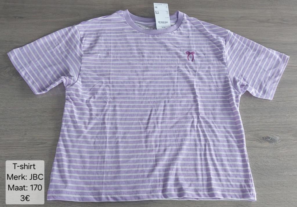T-shirt meisje: JBC maat 170 (NIEUW + LABEL), Kinderen en Baby's, Kinderkleding | Maat 170, Meisje, Nieuw, Ophalen of Verzenden