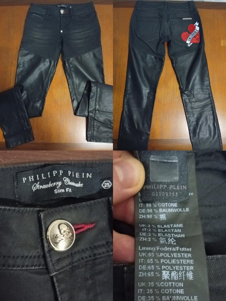Jean Philipp Plein noir original taille 25 coupe slim, Philipp plein, Enlèvement ou Envoi, Noir, Comme neuf
