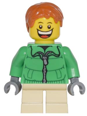 Lego figuur cty0328 Winter Jacket Zipper / F4, Enlèvement ou Envoi, Comme neuf, Briques en vrac, Lego
