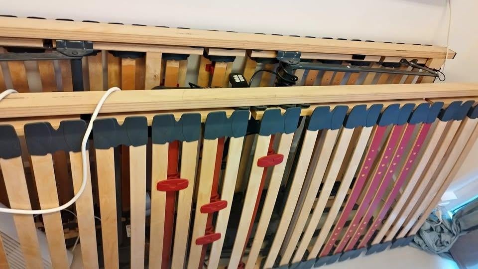 Sommier Electrique DOS et JAMBES, Comme neuf, Deux personnes, Enlèvement, 80 cm