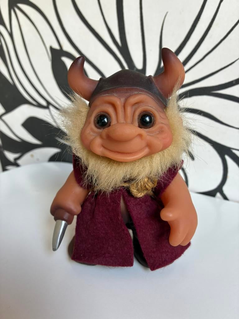 Vintage Thomas Dam Viking troll van 1965, Ophalen of Verzenden, Gebruikt