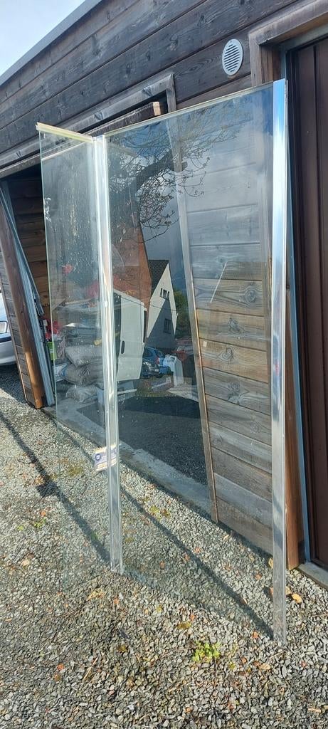 Paroi de douche 1m90 x 85 cm/partie latérale 30 cm de large, Enlèvement ou Envoi, Comme neuf, 80 à 120 cm, 160 cm ou plus