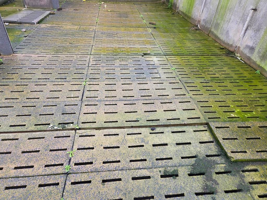 Betonroosters gratis, Enlèvement