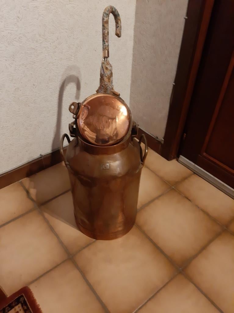 Pot à lait antique en cuivre, Antiquités & Art, Enlèvement