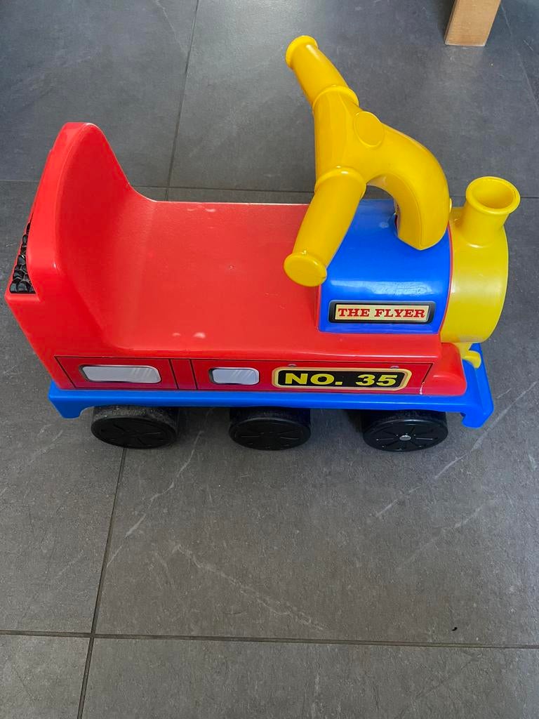 Loopauto trein, Ophalen, Gebruikt