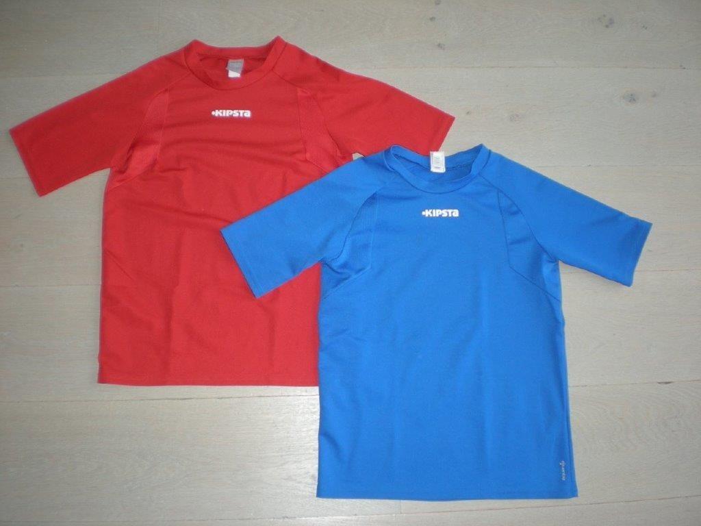 voetbalshirts Kipsta 133/142 - 10 jaar, Kinderen en Baby's, Gebruikt, Jongen of Meisje, Kipsta, Ophalen of Verzenden