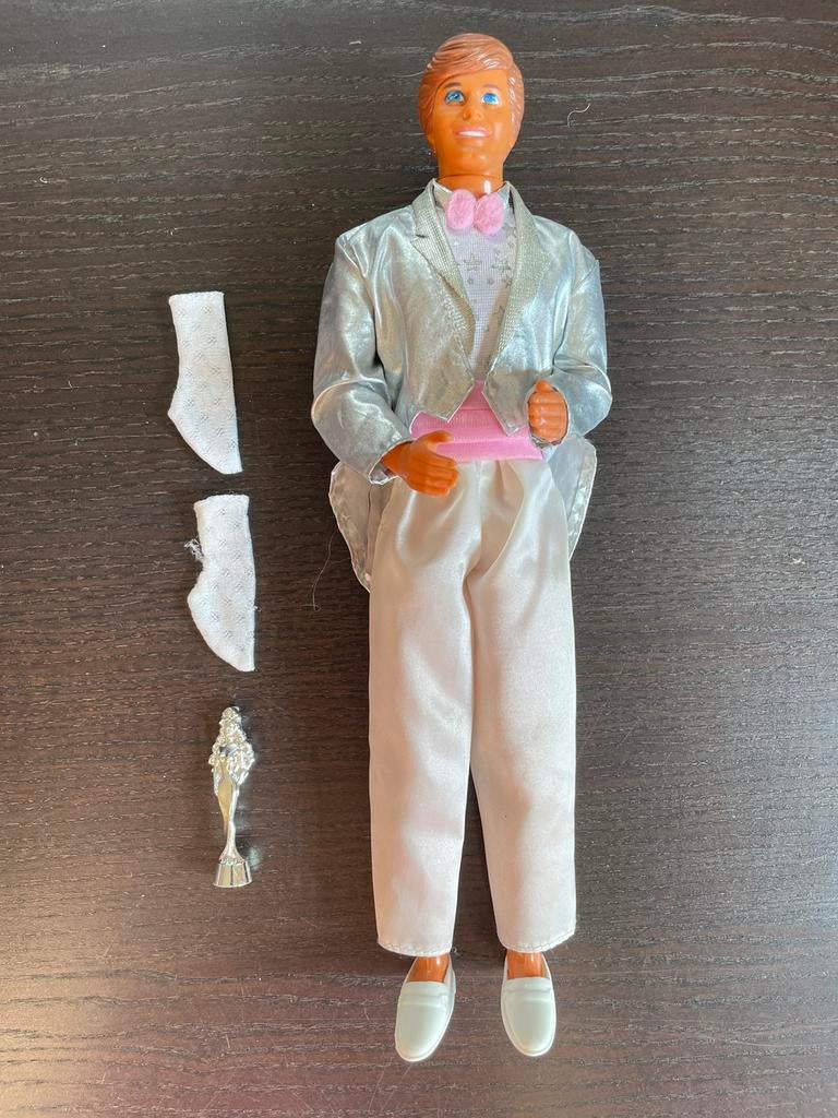 Vintage Barbie Ken Superstar 1988, Ophalen of Verzenden, Gebruikt, Barbie