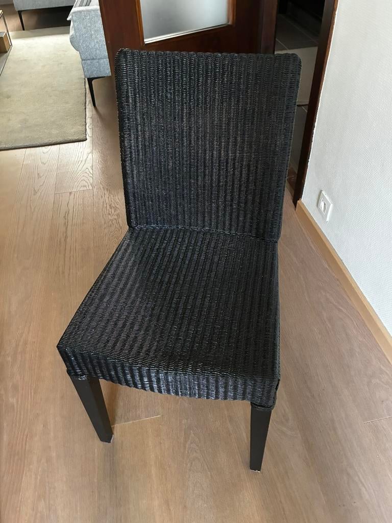 6 zwarte stoelen van Vincent Sheppard, Huis en Inrichting, Ophalen, Gebruikt, Zwart, Hout