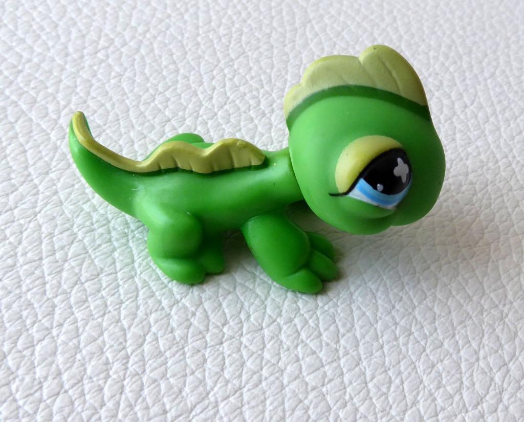 Littlest Pet Shop „Iguana” #651 - Hasbro 2008 - hoogte:4cm, Ophalen of Verzenden, Gebruikt