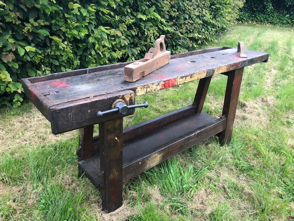 werkbank hout timmermanswerkbank, Ophalen