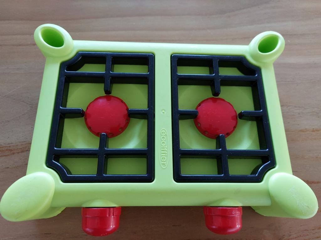 Cuisinière jouet avec fruits et légumes, Enlèvement, Comme neuf, Plastique, Accessoires de cuisine de jeu