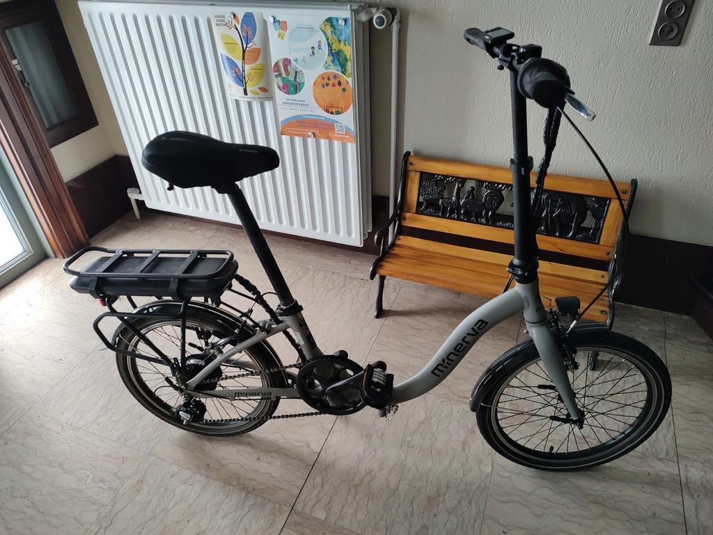 Minerva elektrische mini plooibare fiets, Fietsen en Brommers, Fietsen | Vouwfietsen, Ophalen