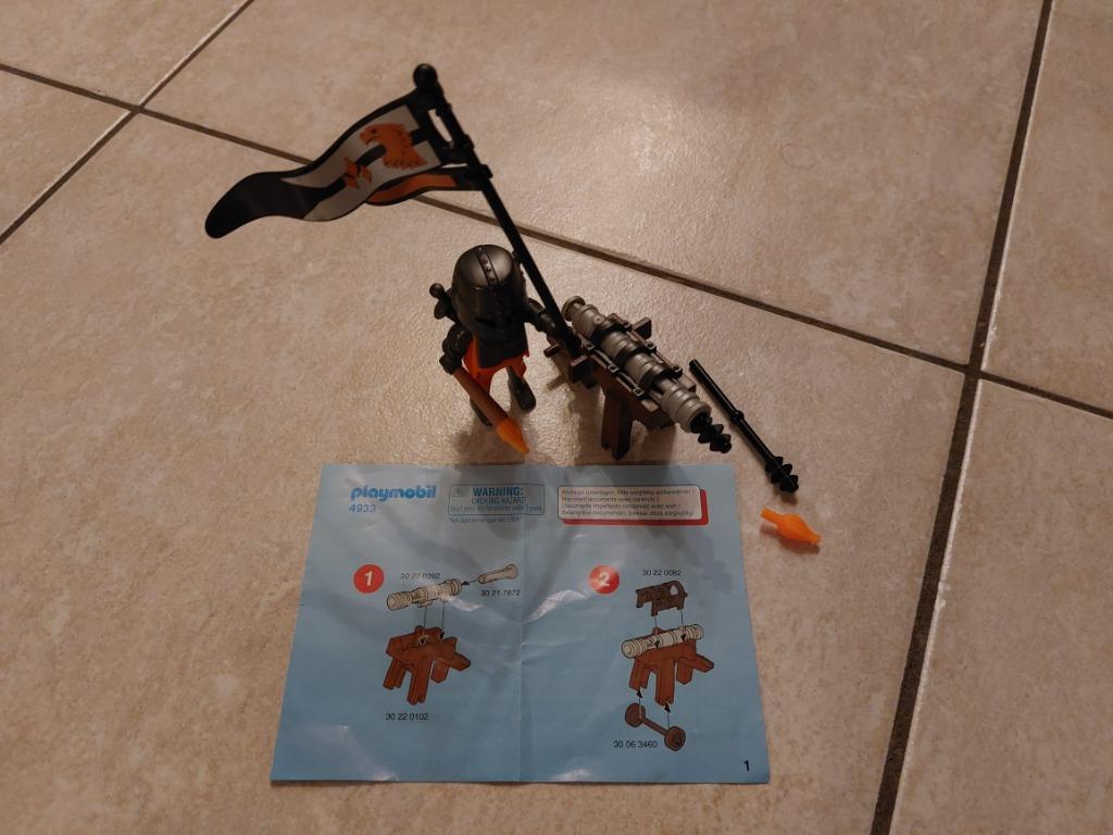 Playmobil 4933 +6 personnages supplémentaires - Chevaliers, Enlèvement, Comme neuf, Ensemble complet