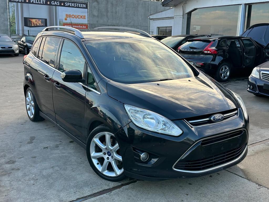 Ford Grand C-max 1.6L Diesel 7PL, Euro 5, Zwart, Bedrijf, 1560 cc