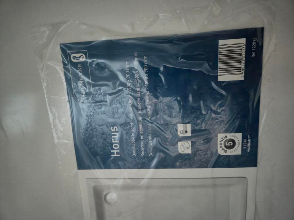 Douchetub Van Marcke - Horus - 90x120, Huis en Inrichting, Ophalen, Zo goed als nieuw