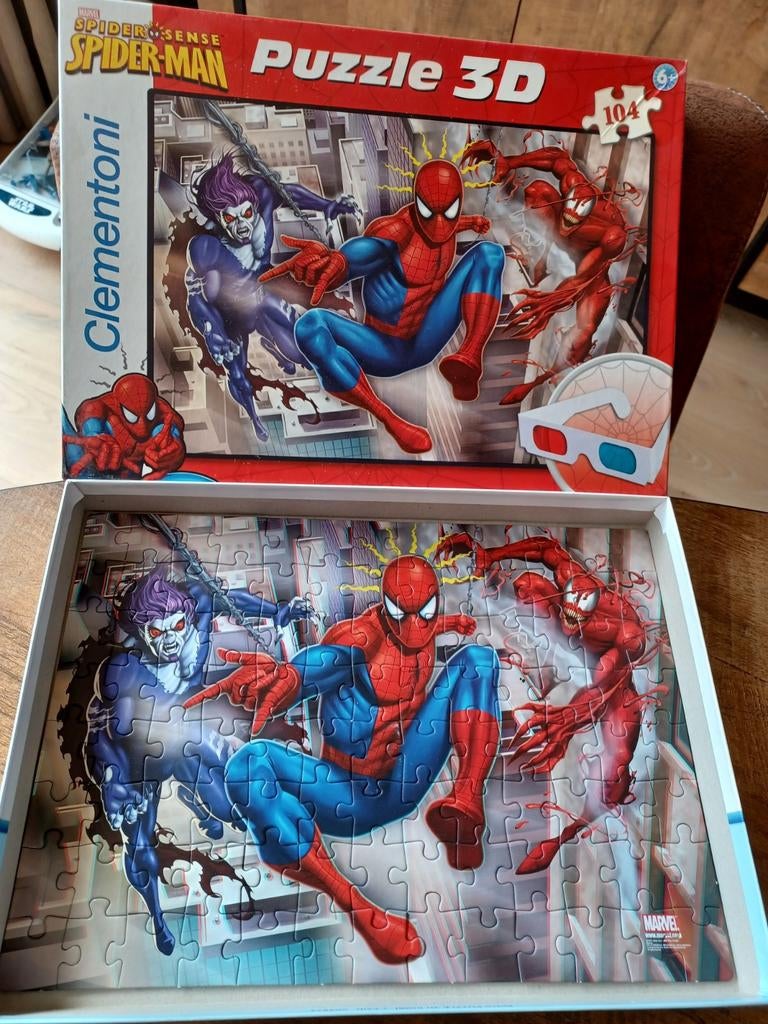 Puzzle Spiderman 104 pièces, Enlèvement ou Envoi, Comme neuf