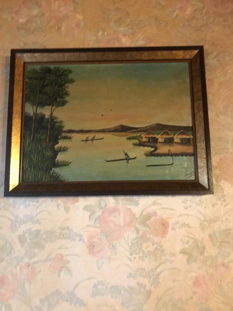 congo schilderijen, Antiquités & Art, Art | Peinture | Classique, Enlèvement