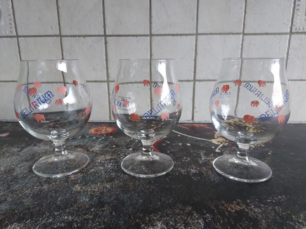Verres à bière Delirium, Collections, Enlèvement ou Envoi, Comme neuf, Verre à bière