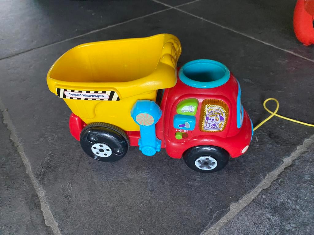 V tech kiepwagen, Kinderen en Baby's, Ophalen, Zo goed als nieuw