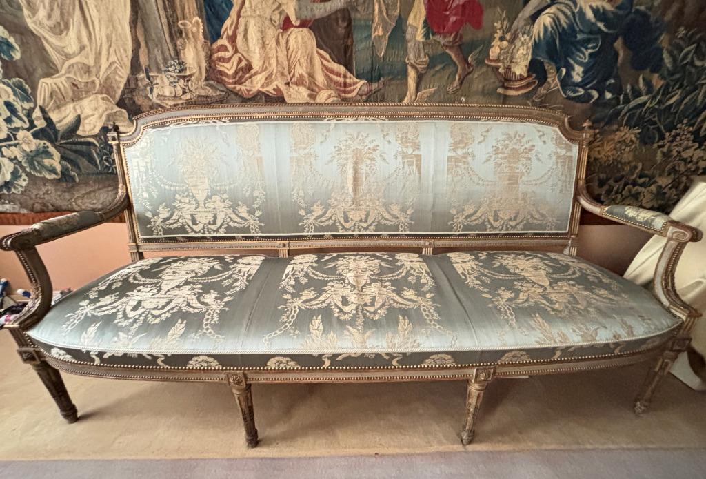 Meubles signé I. Georges JACOB • LOUIS XVI canapé ca. 1785, Enlèvement