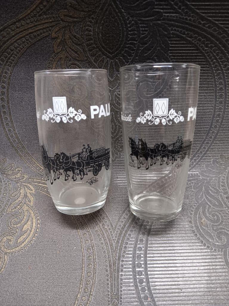 2 verschillende Palm glazen, Verzamelen, Merken en Reclamevoorwerpen, Ophalen of Verzenden, Gebruikt, Gebruiksvoorwerp