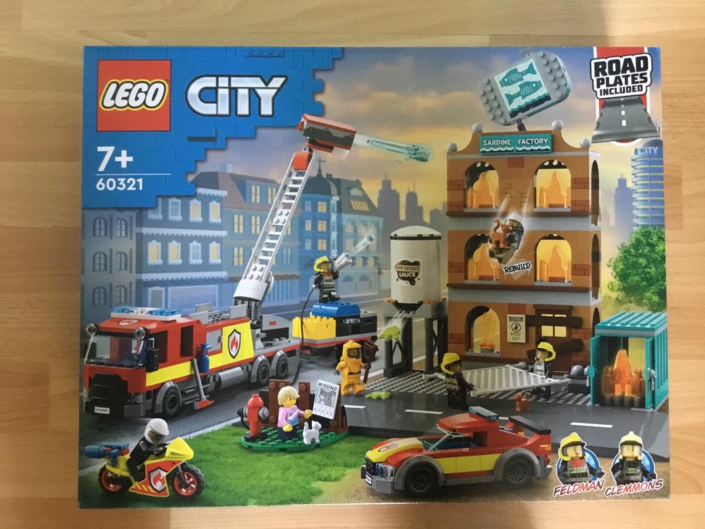 60321 Lego brandweerteam - nieuw, Ophalen of Verzenden, Nieuw, Complete set, Lego