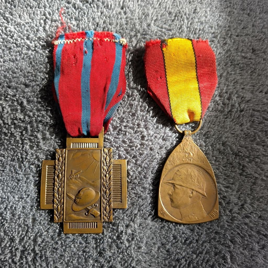 Belgische medailles wo1, Verzamelen, Ophalen of Verzenden