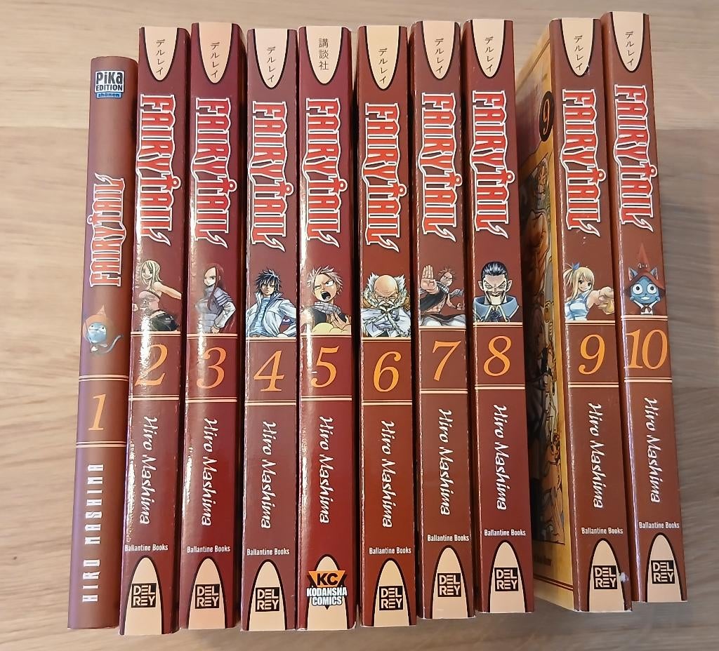 Fairy tail manga, Ophalen of Verzenden, Zo goed als nieuw, Japan (Manga), Diversen