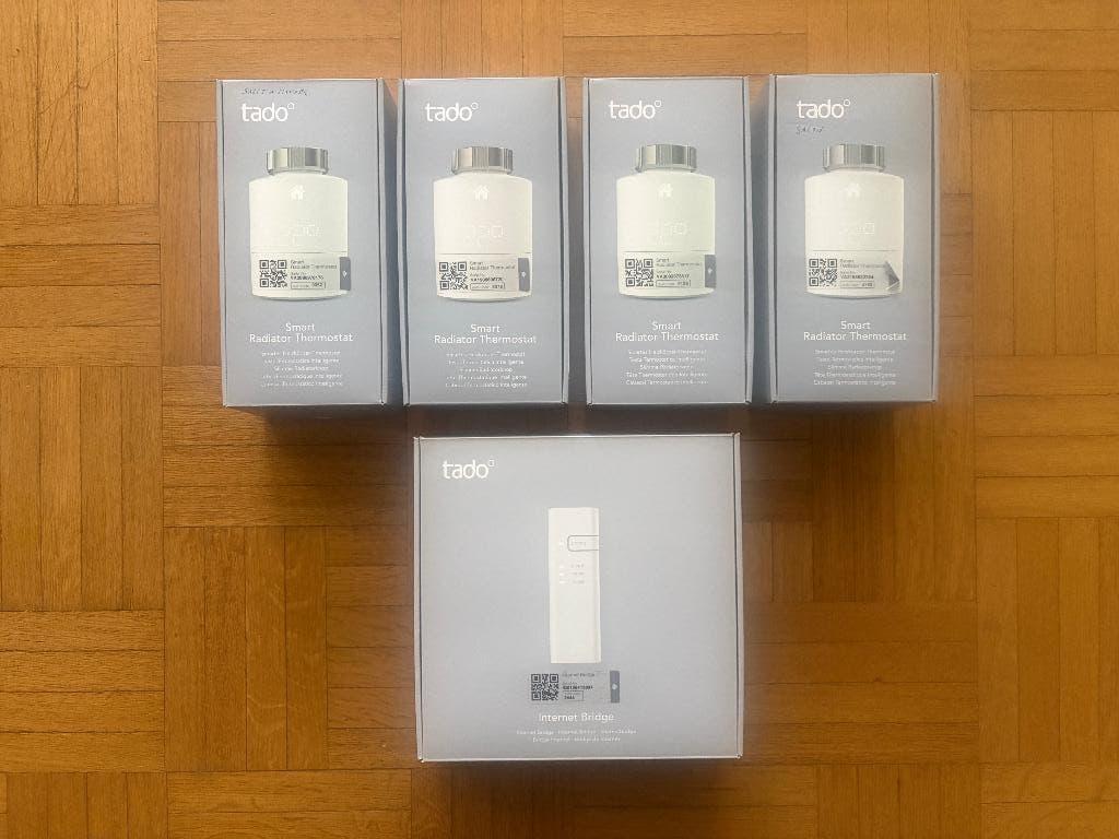 Tado V3+: Bridge + 4 têtes thermostatiques, Bricolage & Construction, Enlèvement, Comme neuf, Thermostat