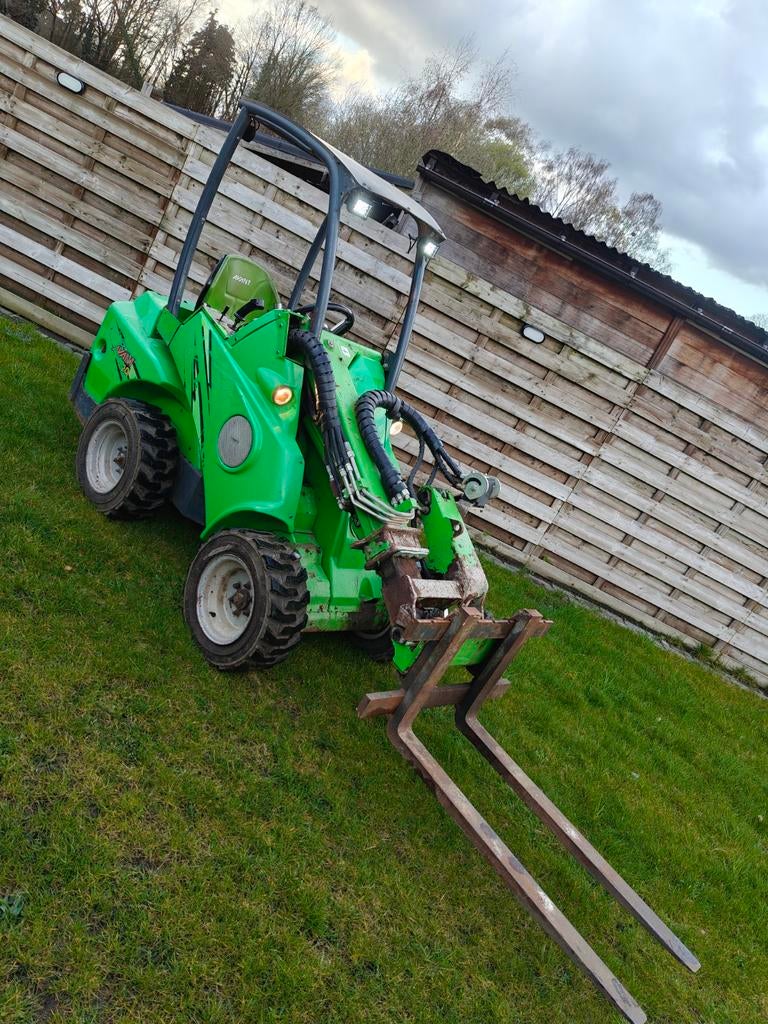 Kniklader Avant 420T, Ophalen