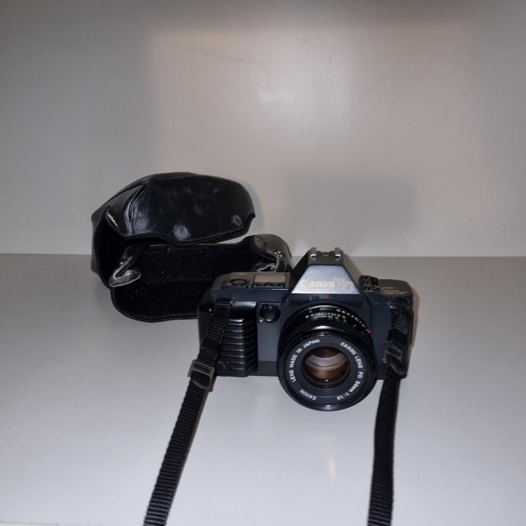 Canon T70 met 50mm lens, Ophalen, Canon