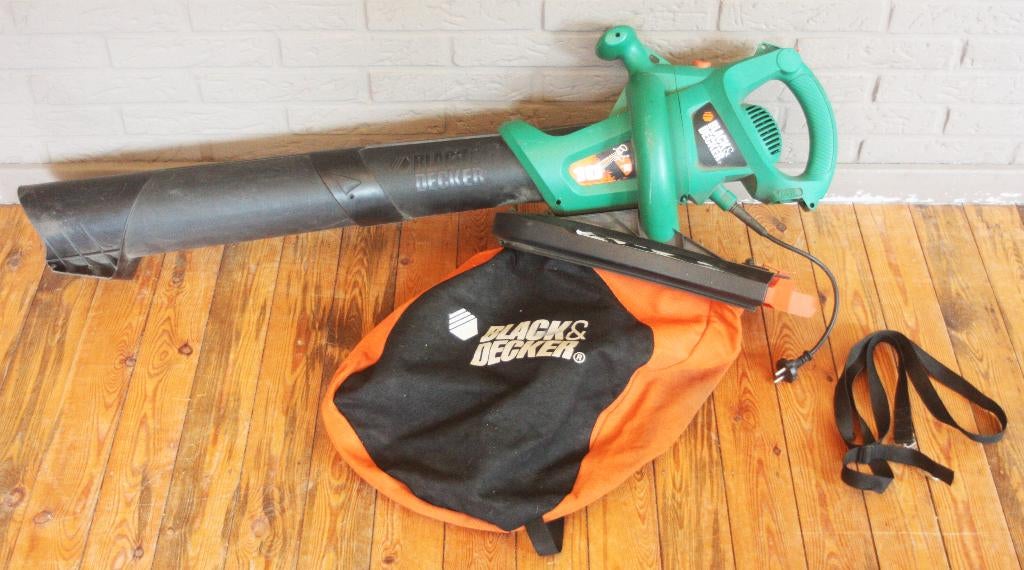 Black & Decker GW350 Elektrische Bladblazer / 1800 Watts, Tuin en Terras, Gebruikt, Met opvangzak, Handgedragen, Ophalen of Verzenden