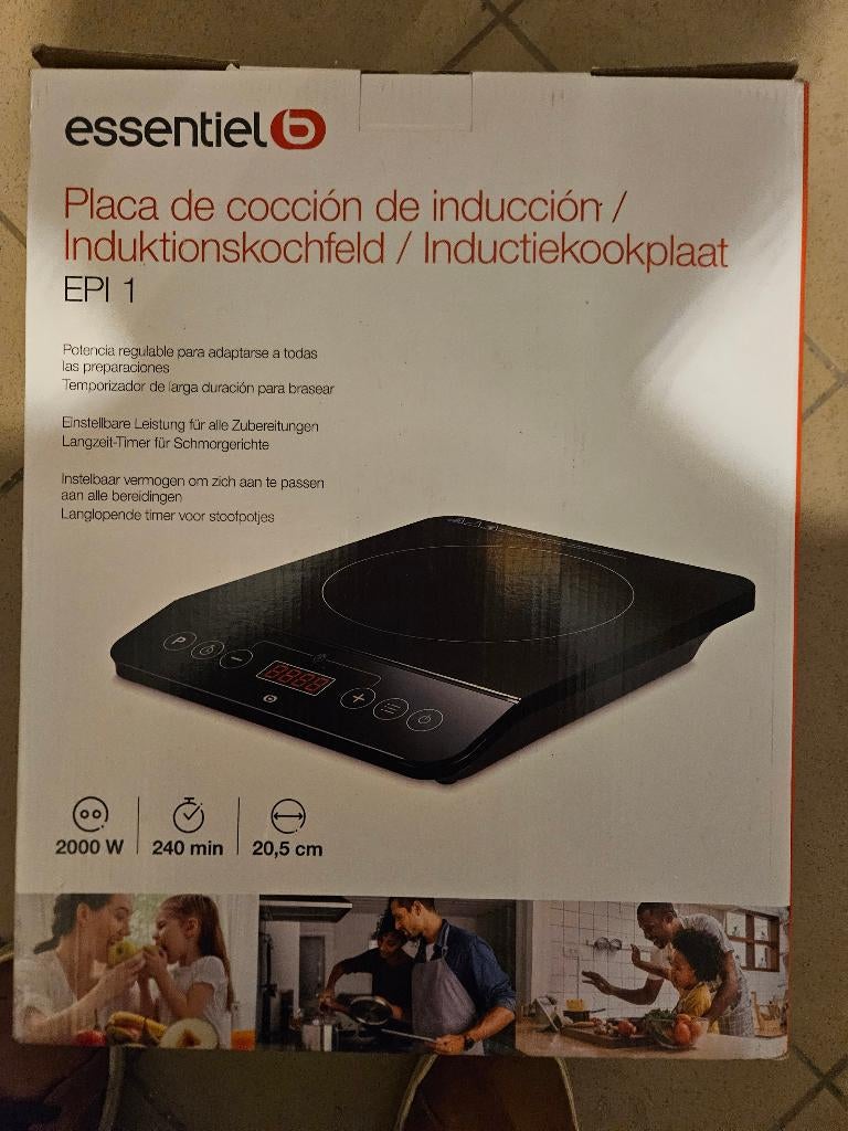 ESSENTIEL-B Taque induction électrique EPI 1, Enlèvement, Neuf, Autoportant, Électrique